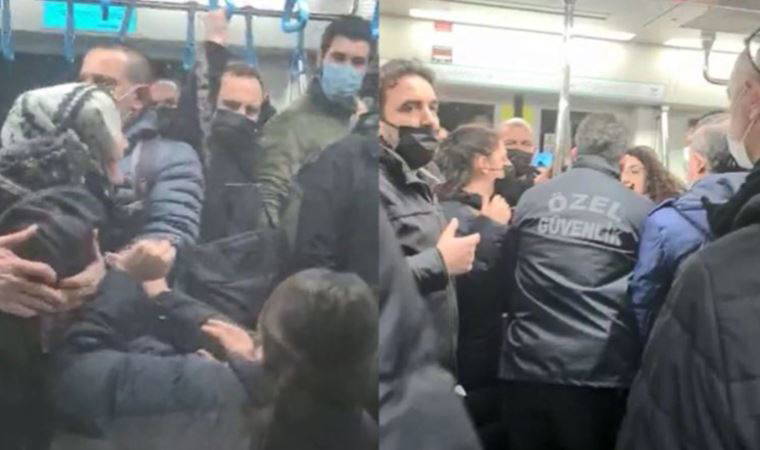 Marmaray'da maske tartışması (26 Mart 2022) (Video Haber)