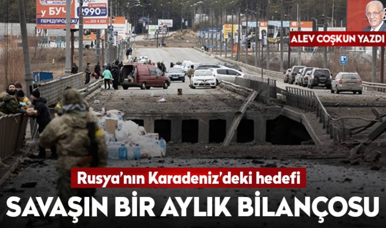Ukrayna savaşının bir aylık bilançosu