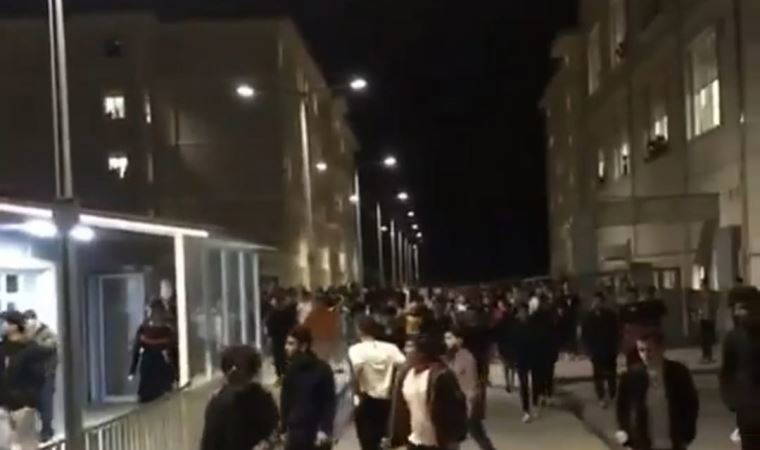 Yurtta çıkan kavgada 7 öğrenci yaralandı (31 Mart 2022) (Video Haber)