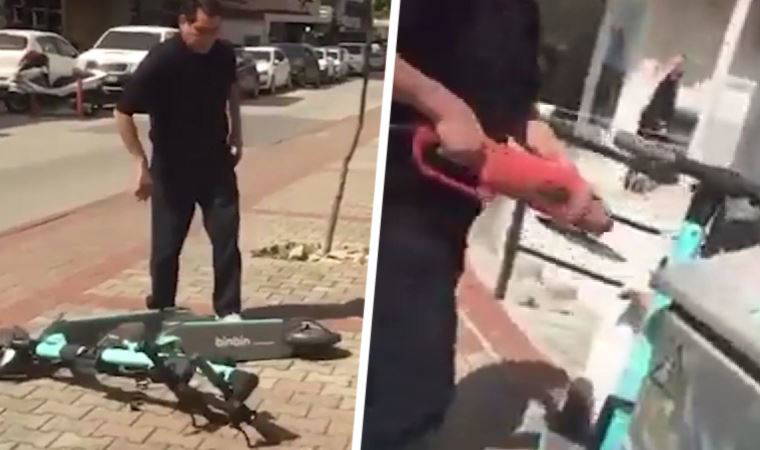 Alanya'da 'scooter' krizi! Makineyi aldı, hepsini kesti!