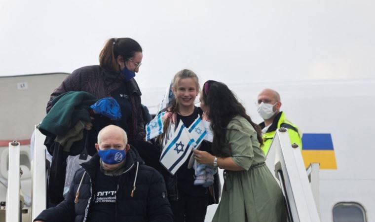 Rusya-Ukrayna savaşının başından bu yana İsrail'e 1408 Ukraynalı geldi
