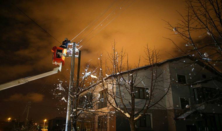 Konya'da 5 ilçedeki elektrik kesintisi sona erdi