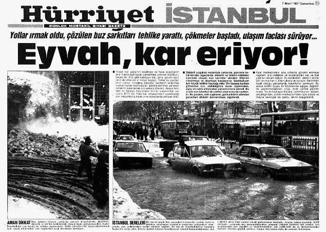 1987 İstanbul kışında neler yaşandı? Tarihe geçen kar fırtınasından çarpıcı fotoğraflar