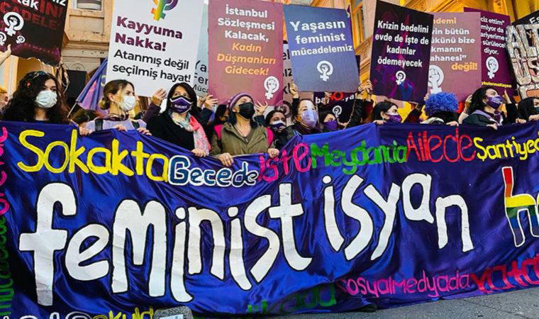İstanbul Valiliği yasaklamıştı, Kaftancıoğlu 20. Feminist Gece Yürüyüşü için harekete geçti