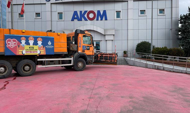 AKOM'da kar hazırlıkları devam ediyor