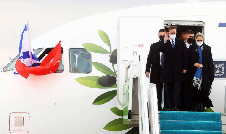 İsrail Cumhurbaşkanı Isaac Herzog Ankara'ya geldi