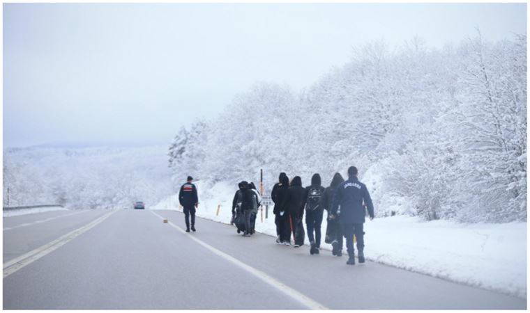 Kırklareli'nde 9 düzensiz göçmen yakalandı