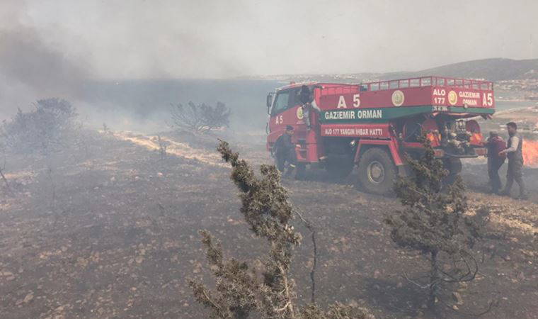 Çeşme'de orman yangını!