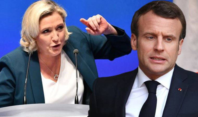 Son dakika: Fransa seçimlerinden ilk sonuçlar:  Macron ve aşırı sağcı Marine Le Pen ikinci tura kaldı