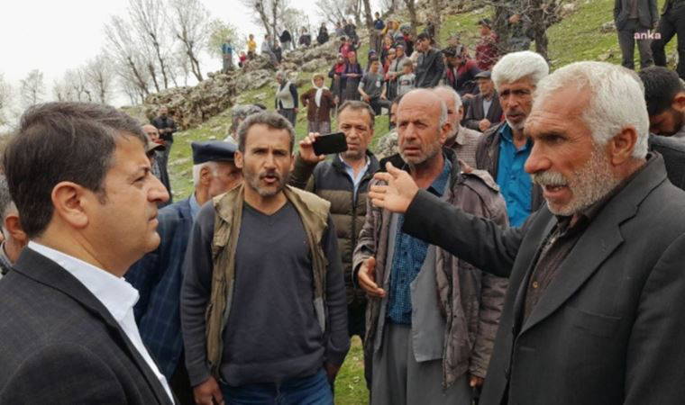 Adıyaman'da Kömür halkı, mera alanlarına yapılmak istenen maden ocağını protesto ediyor