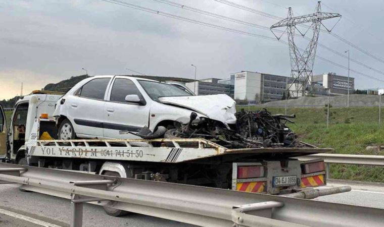 Son dakika: Şile otoyolunda feci kaza: 2’si ağır 3 yaralı