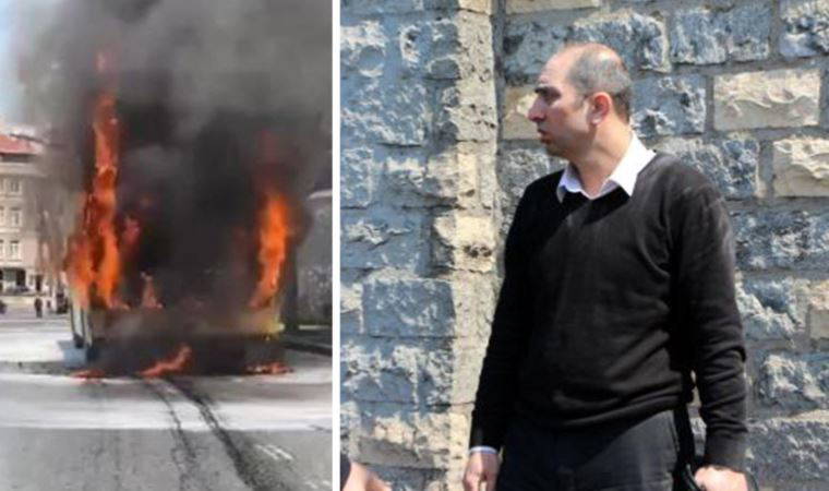 Beyoğlu'nda yanan otobüsün sürücüsü: 40-45 yolcu vardı, tahliye ettim