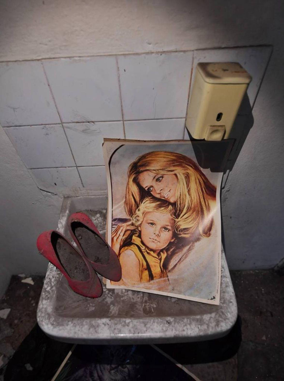 Zürafa Sokak'taki genelev hafriyatında tarihi hamam kalıntısı (15 Nisan 2022)