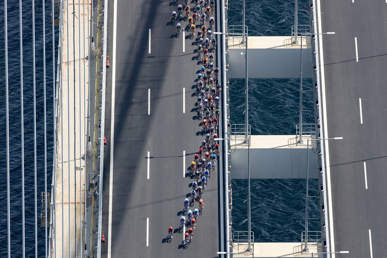 Cumhurbaşkanlığı Türkiye Bisiklet Turu'nun Edremit-Eceabat etabını Ewan kazandı
