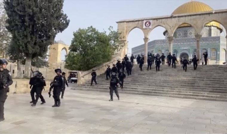 İsrail polisi Mescid-i Aksa'ya baskınları 4. günde devam ediyor