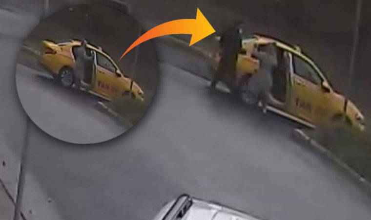 İstanbul'da taksici dehşeti: Görüntüler ortaya çıktı