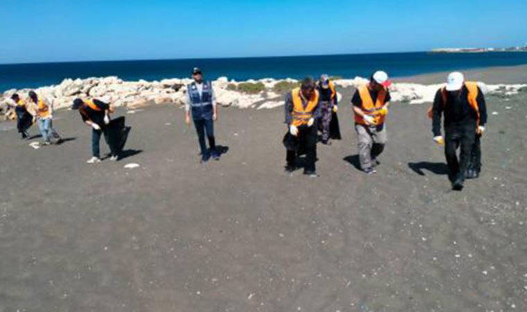 Hatay sahillerinde Suriye kaynaklı deniz kirliliği kalıntılarına rastlandı
