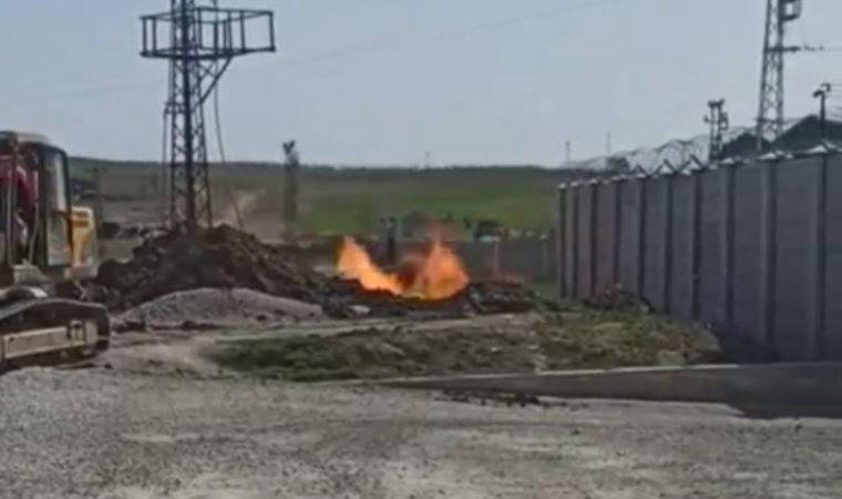 Ankara'daki doğalgaz patlamasında 1 işçi yaralandı (26 Nisan 2022) (Video Haber)