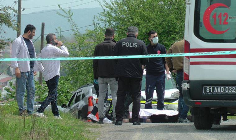 Düzce'de sokak ortasında ceset bulundu (26 Nisan 2022)