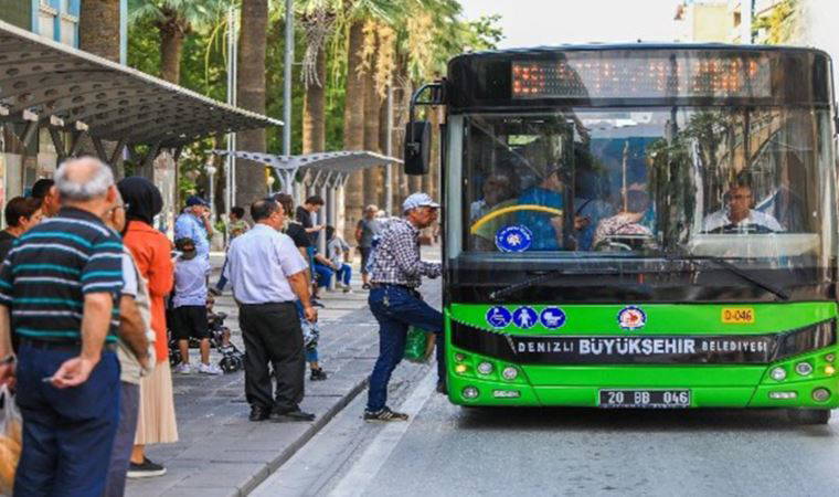 Denizli’de bayramda otobüsler ücretsiz