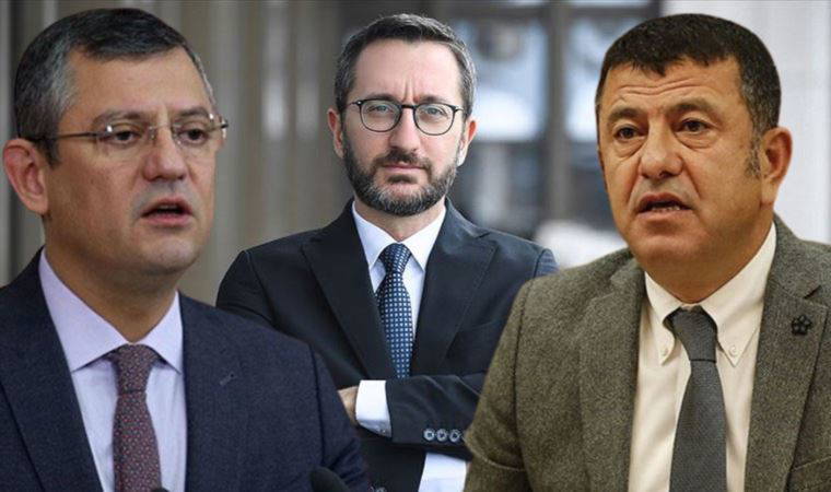 Mahkeme; İletişim Başkanı Fahrettin Altun'un CHP'li Veli Ağbaba ve Özgür Özel hakkında açtığı tazminat davalarını reddetti