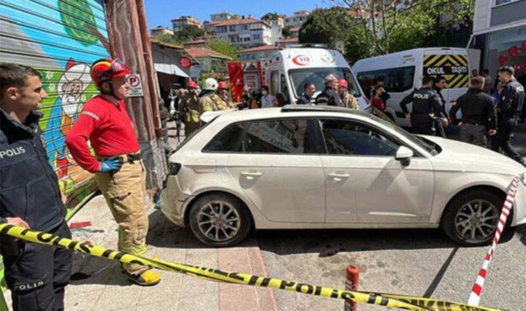 Beykoz'da korkunç kaza! 1 ölü, 1 yaralı (28 Nisan 2022) (Video Haber)