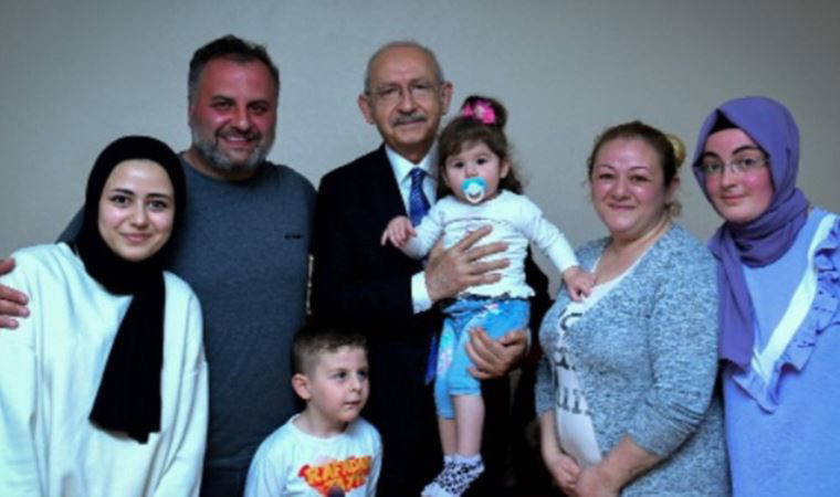 Kemal Kılıçdaroğlu, İstanbul’da elektriği kesilen aileyi ziyaret etti: İnsan hakkı bu (29 Nisan 2022)