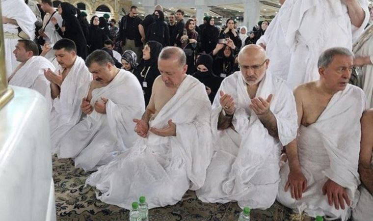 Suudi Arabistan'a giden Cumhurbaşkanı Erdoğan'dan Umre ziyareti