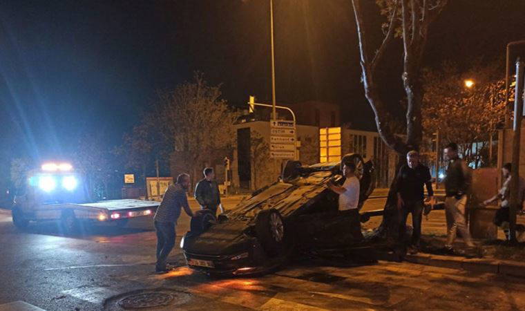 Ankara'da trafik kazası: 3 yaralı (29 Nisan 2022)