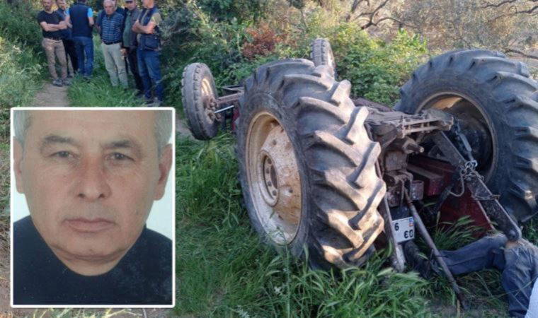 Eski muhtar, devrilen traktörün altında kaldı (29 Nisan 2022) (Video Haber)