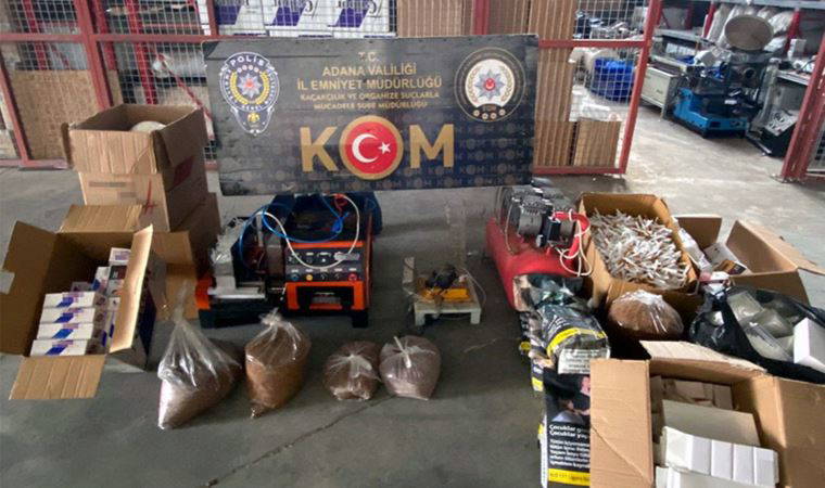 Adana'da kaçakçılık operasyonu: 10 gözaltı