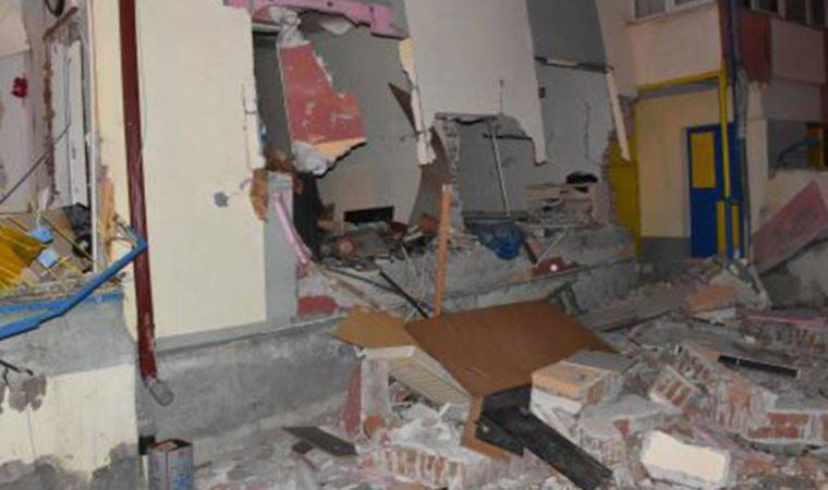 Doğalgaz patlaması güvenlik kamerasında