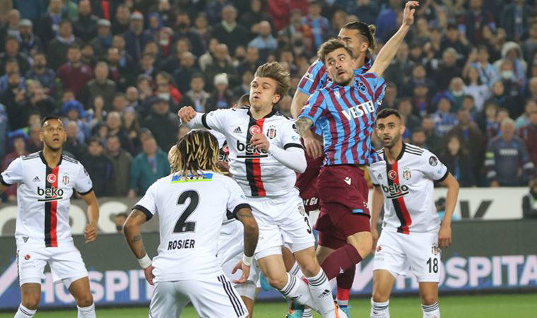 Beşiktaş’tan Trabzonspor maçıyla ilgili TFF’ye kural hatası başvurusu