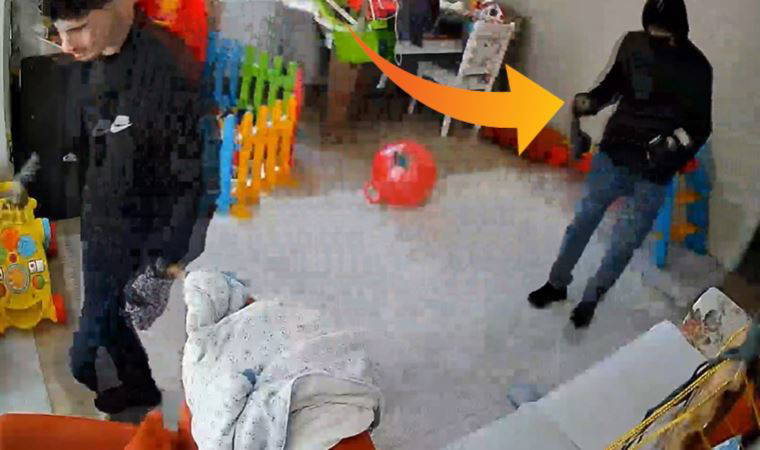 Esenyurt'ta hırsızlar iz bırakmamak için ellerine çorap giydi! (06 Nisan 2022)