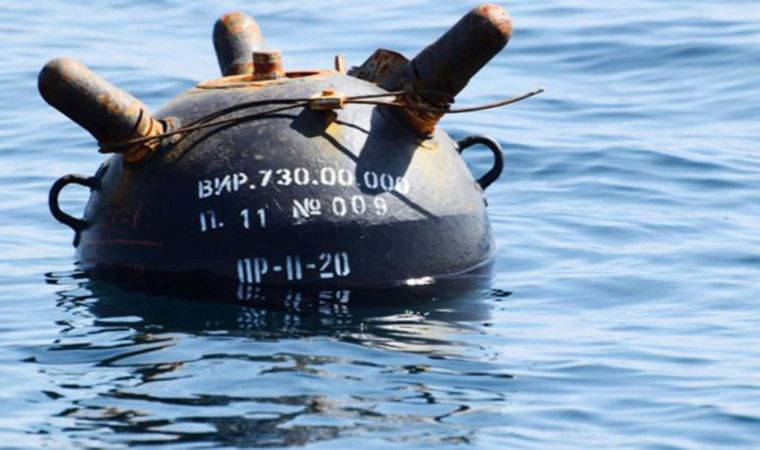 Kefken açıklarında tespit edilen mayın imha edildi