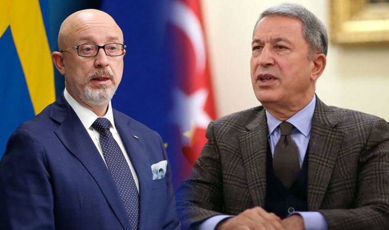 Milli Savunma Bakanı Hulusi Akar, Ukrayna Savunma Bakanı Reznikov ile görüştü