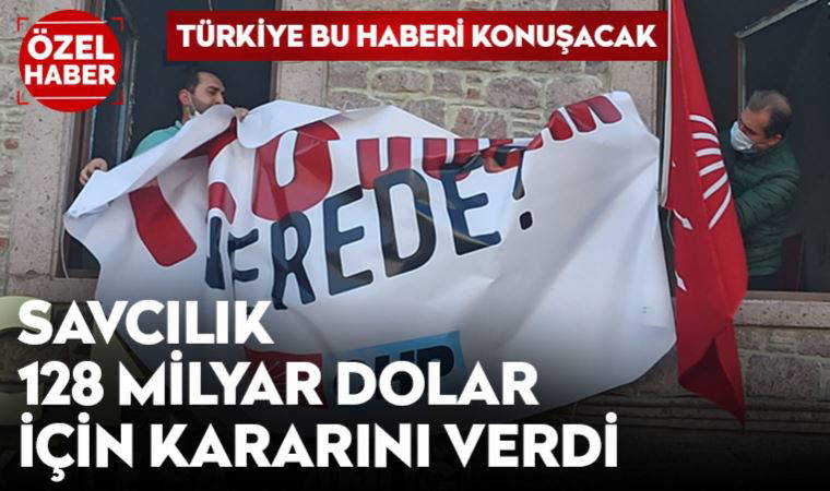 Savcılık ‘128 Milyar Dolar’ rezerv için Cumhurbaşkanı’nı işaret etti!