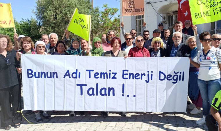 Karaburun’da GES eylemi: Bunun adı enerji değil talan!