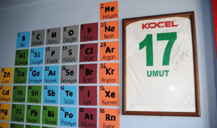 Giresunsporlu futbolcu Umut Nayir, Şırnak'ta bir okula fen laboratuvarı kurdu