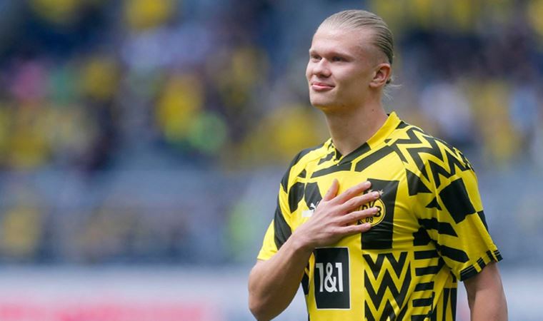 Erling Haaland Borussia Dortmund taraftarına veda etti