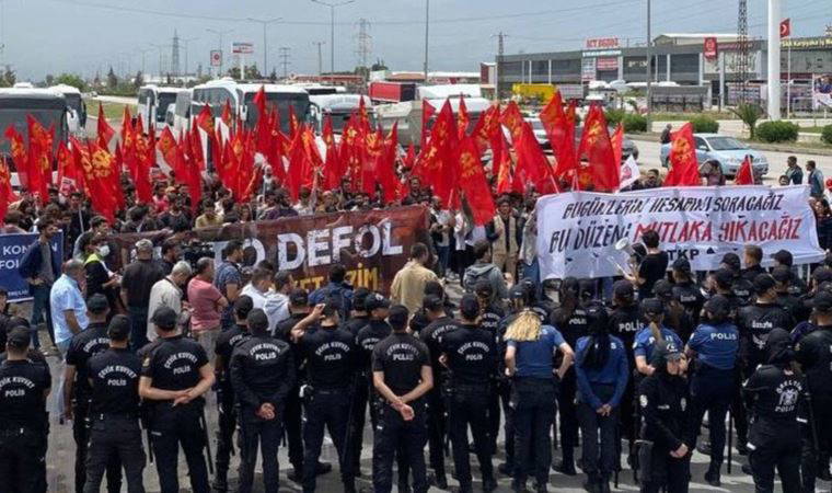 İncirlik önünde protesto: NATO defol bu memleket bizim!
