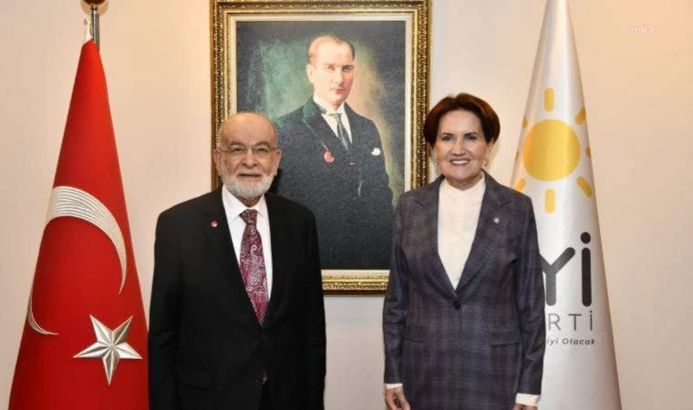 Temel Karamollaoğlu, Meral Akşener'i ziyaret etti