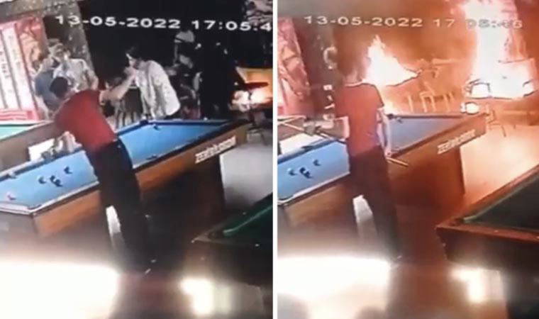 4 bin TL alacağı için bilardo salonunu ateşe verdi! (18 Mayıs 2022)