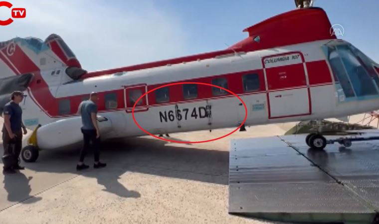 THK'nin 1969 üretimi uçaklarına 'eski' demişlerdi, 1962 model yangın söndürme helikopteri getirdiler (18 Mayıs 2022)