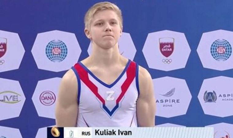Rus jimnastikçi Ivan Kuliak'a savaşa destek verdiği gerekçesiyle bir yıl ceza