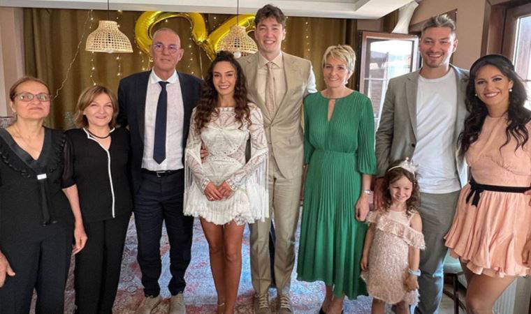 Ebru Şahin ile Cedi Osman nişanlandı