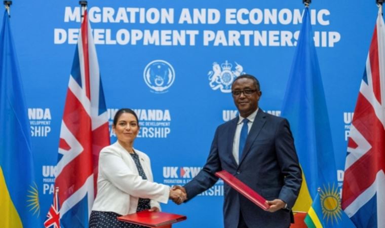 Ruanda'da, İngiltere'den gönderilecek göçmenlerin kalacağı tesisler açıldı