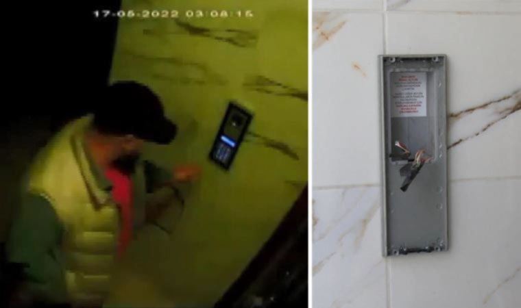 Eyüpsultan'da 'diyafon' hırsızlığı: 'Bu kadar kolay olmasına şaşırdım' (20 Mayıs 2022) (Video Haber)