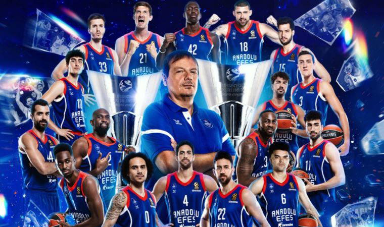 Anadolu Efes, bir kez daha EuroLeague şampiyonu!