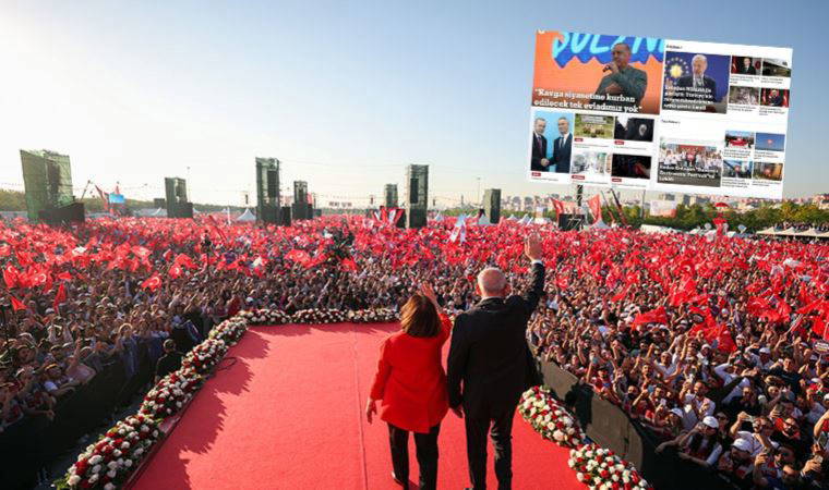 TRT Haber Kemal Kılıçdaroğlu'nun mitingini görmezden geldi